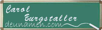 Carol Burgstaller Visitenkarte